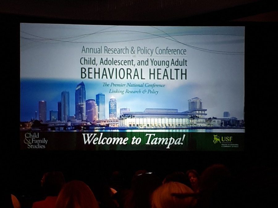 Siobhan O’Connor, CMHCR PhD scholar, presents paper at the Research & Policy Conference on Child, Adolescent, and Young Adult Behavioral Health, Florida