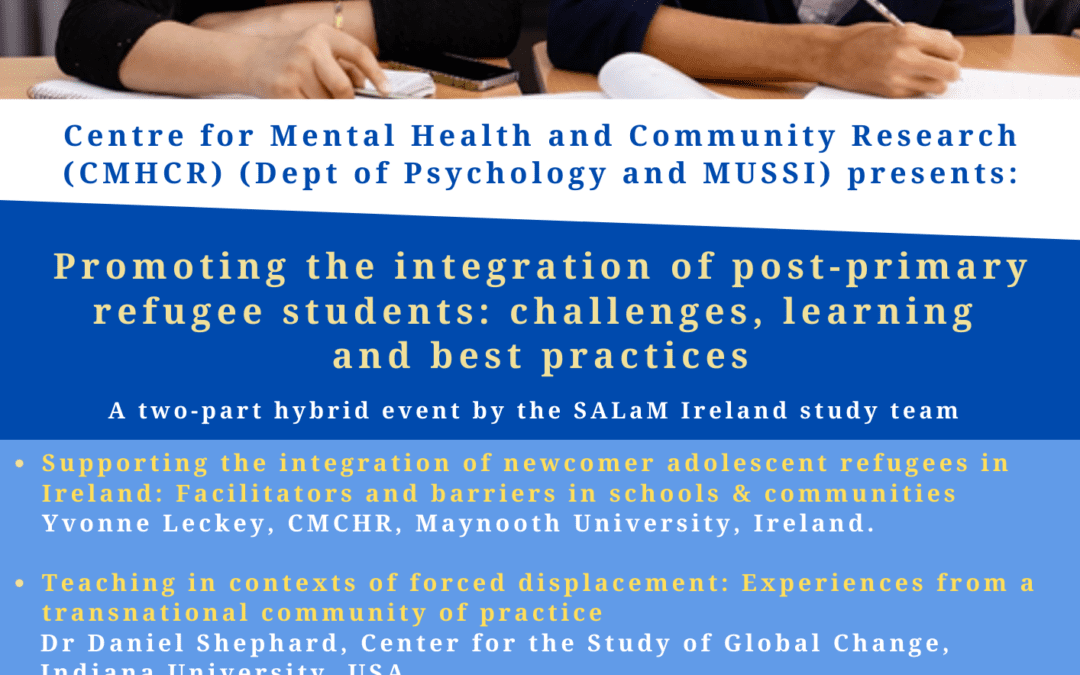 Social Justice Week 2024: Thursday March 7th, a hybrid event hosted by the SALaM Ireland research team